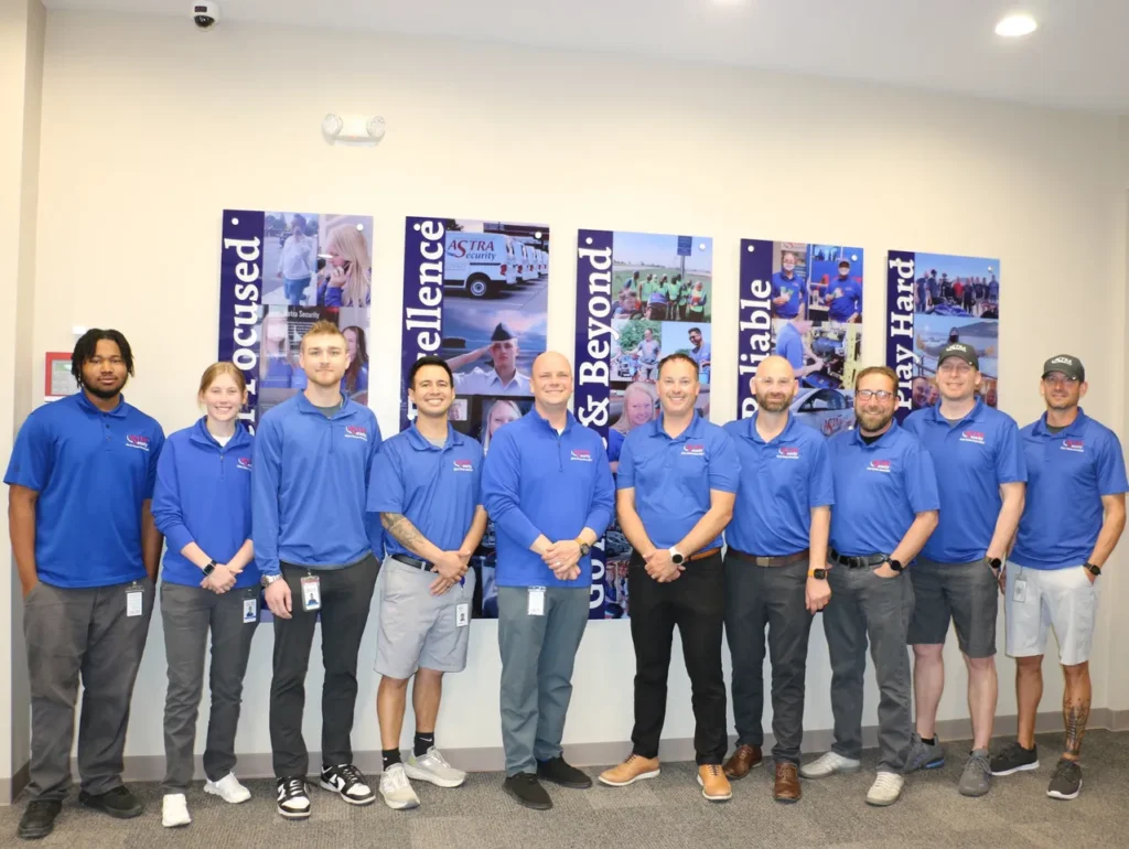 Group photo of the Astra Security Staff at our Iowa headquarters in Ankeny, Iowa.