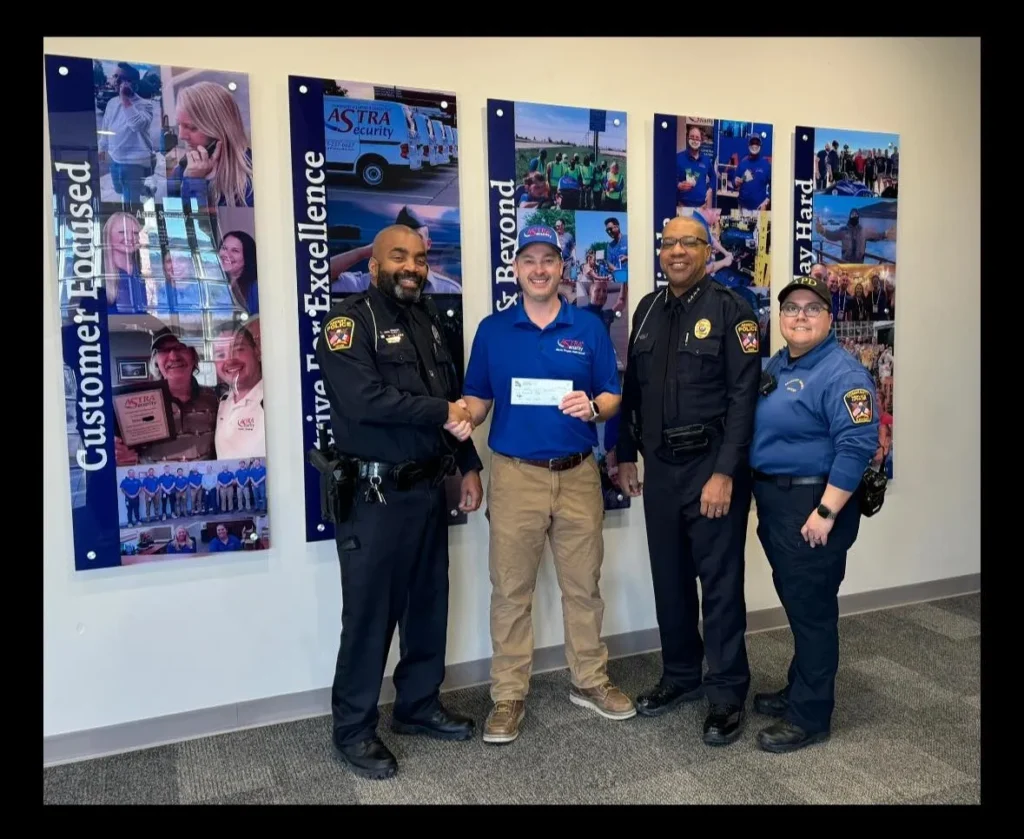 oliver with police officers